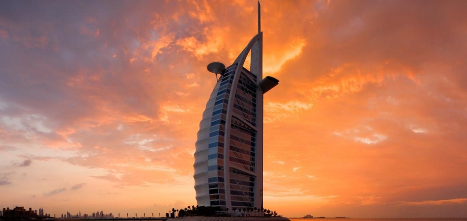 Строительные работы на острове Burj Al Arab